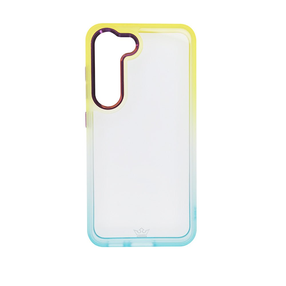 Estuche Clásico El Rey Degrade Samsung S23 Amarillo/Turquesa