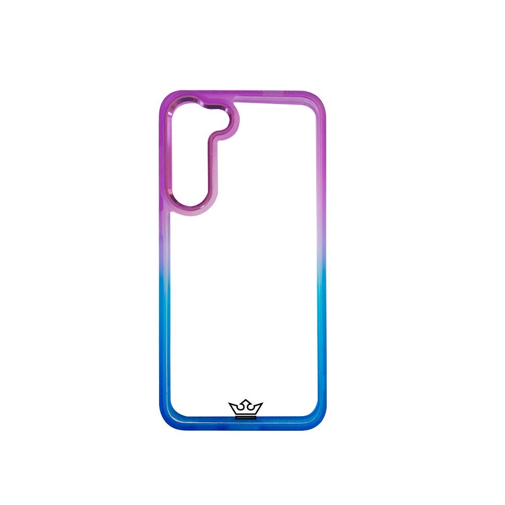 Estuche Clásico el Rey Degrade Samsung S23 Plus Color Morado / Azul