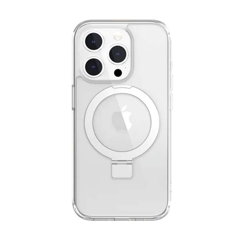 Estuche SwitchEasy Magstand iPhone 15 Pro MagSafe Color Transparente