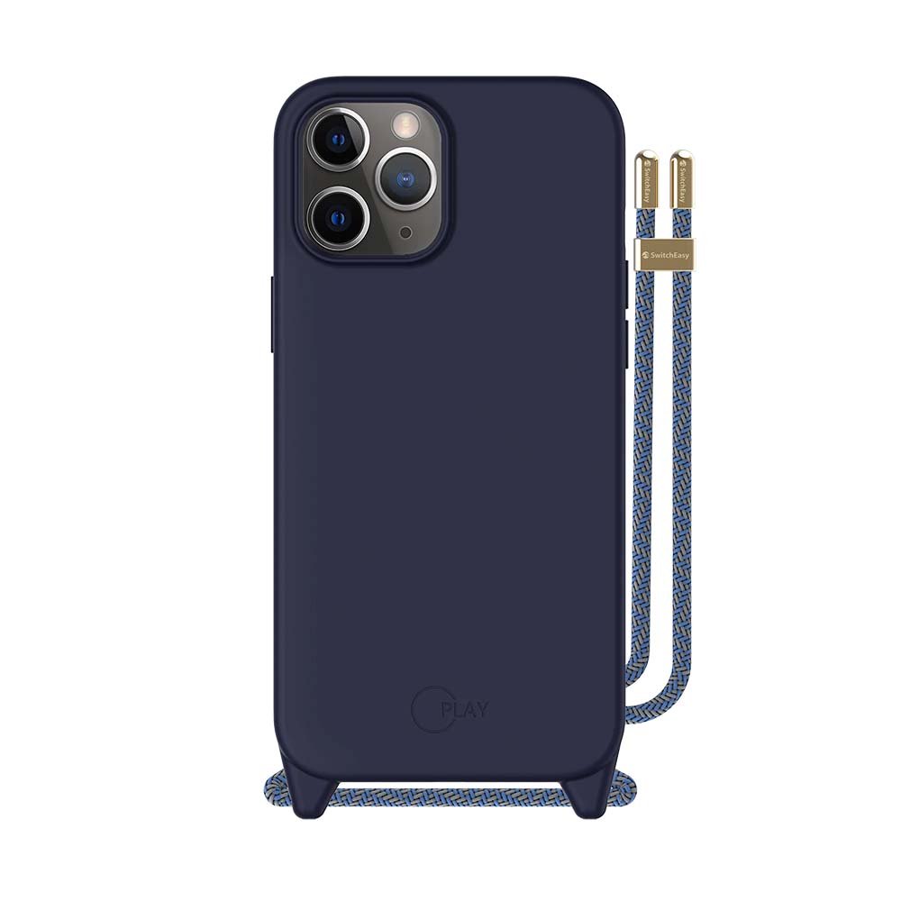 Estuche SwitchEasy Play iPhone 12 Pro Max con Strap Color Azul Marino