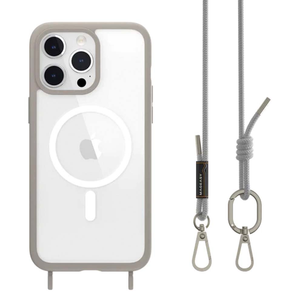 Estuche SwitchEasy Roam iPhone 15 Pro M + Strap Color Gris