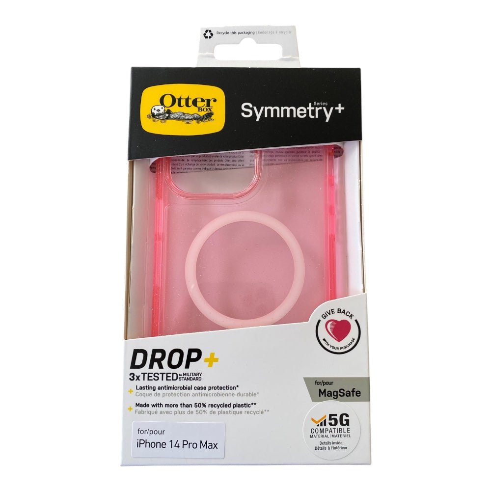 Estuche OtterBox Symmetry iPhone 14 Pro Max MagSafe Color Rosado
