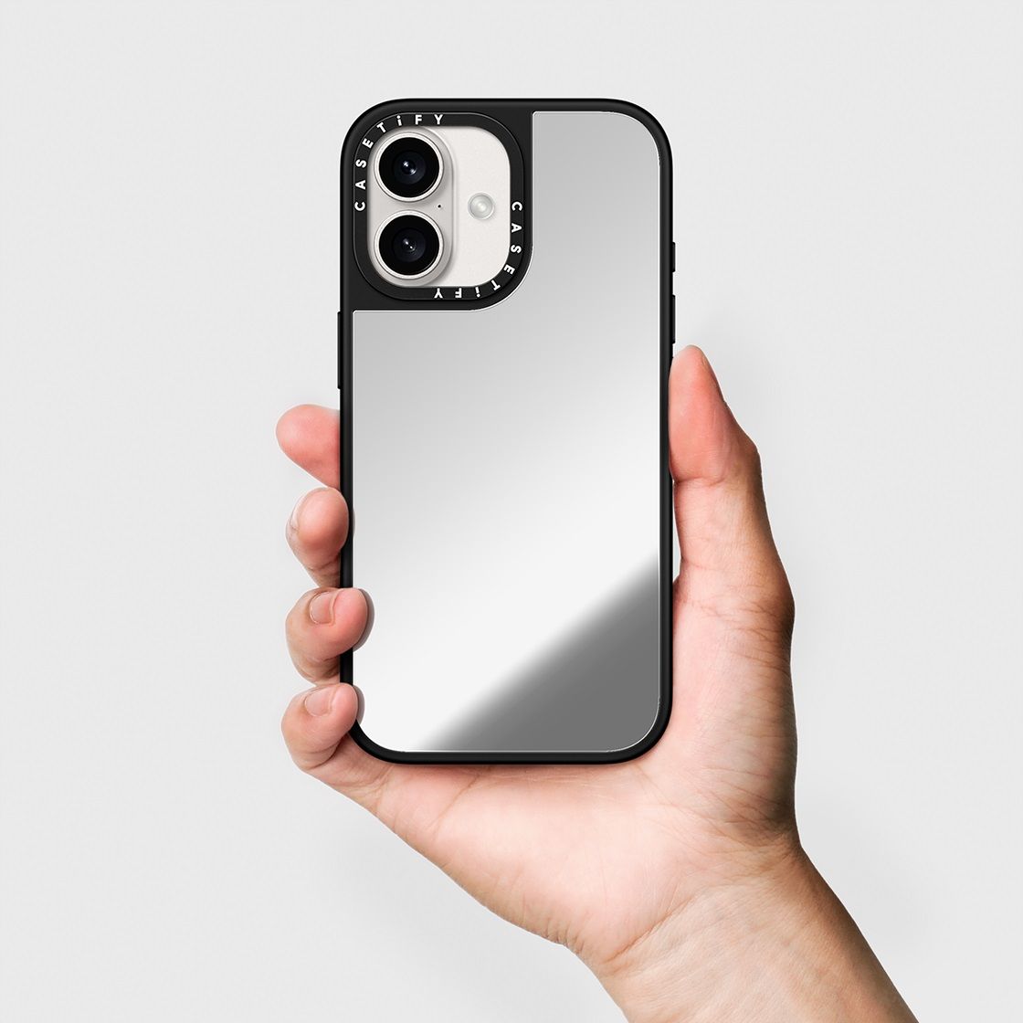 Estuche CASETiFY Mirror iPhone 16 Plus - Negro — foto 5