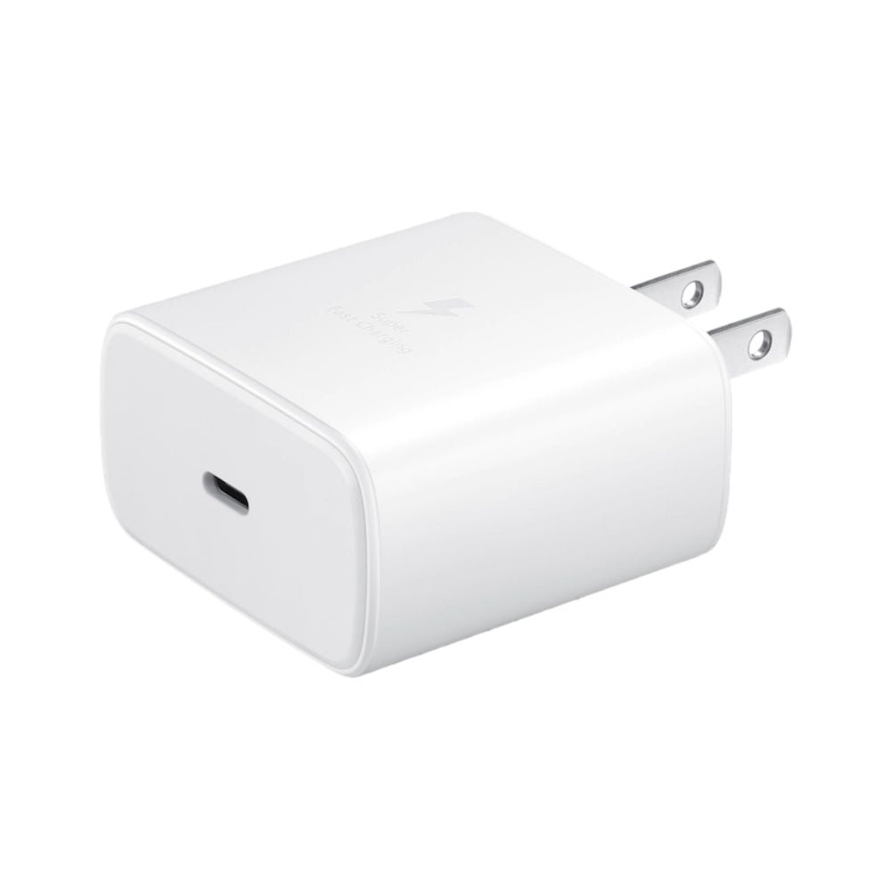 Cargador Samsung Carga Rápida de 45w Carga Super Rápido Color Blanco