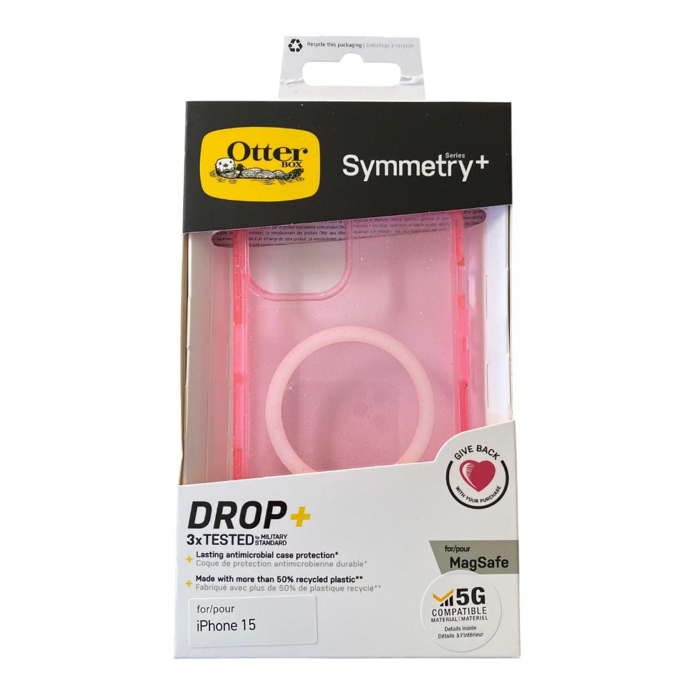 Estuche OtterBox Symmetry iPhone 15 MagSafe Color Rosado