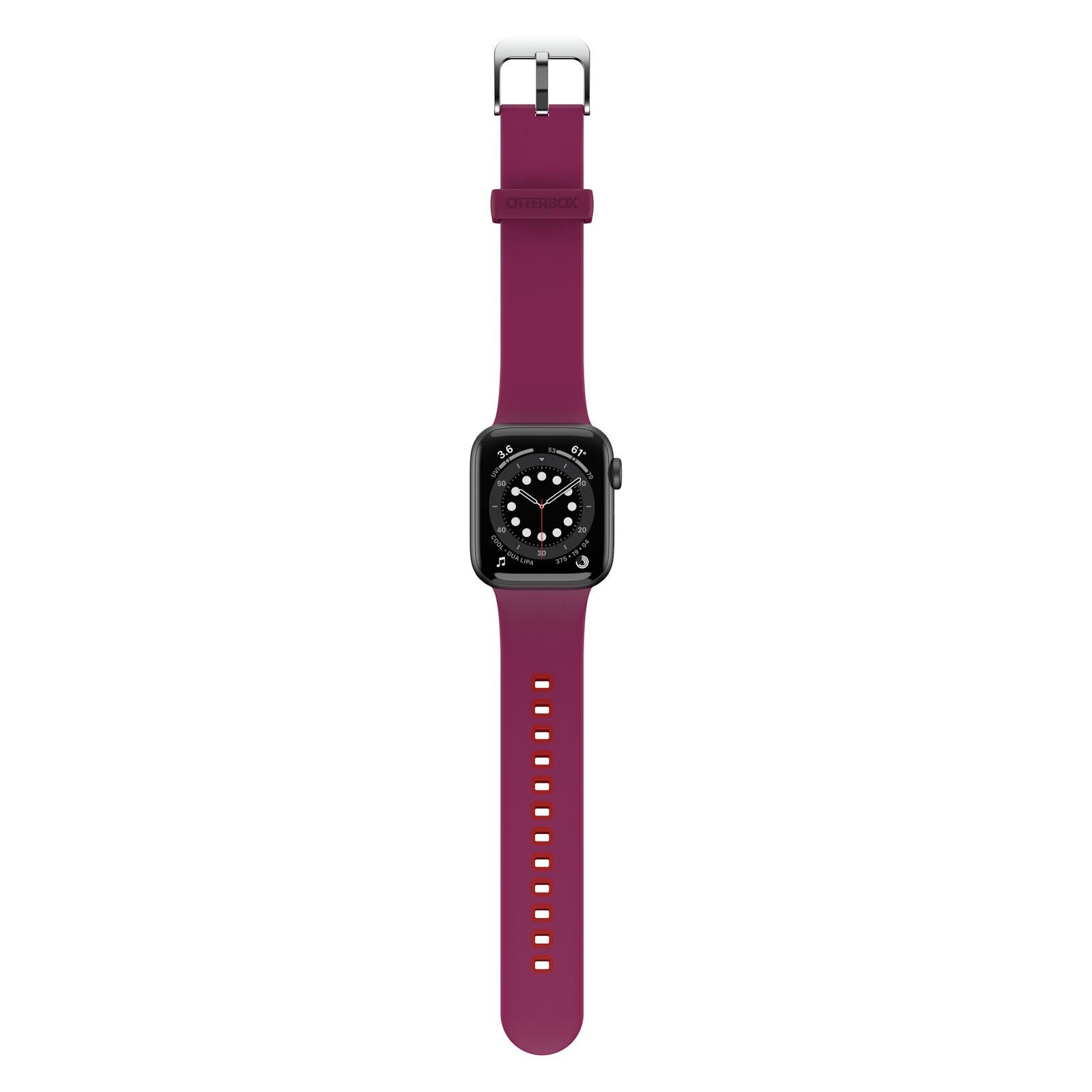 Accesorio OtterBox Pulsera Silicon All Day Band Apple Watch 42 / 44 / 45 Mm Color Fucsia / Rojo
