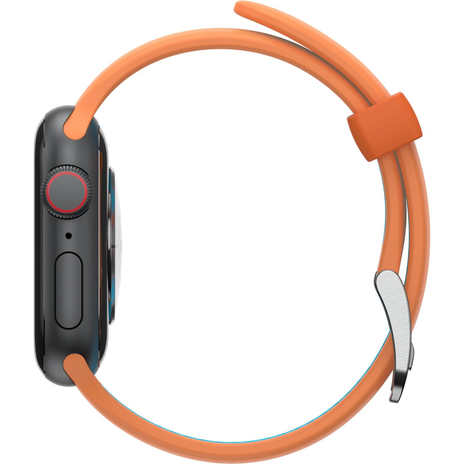 Pulseras OtterBox Pulsera de Silicon All Day Band Anaranjado / Turquesa 42 Mm 44 Mm 45 Mm — foto 3