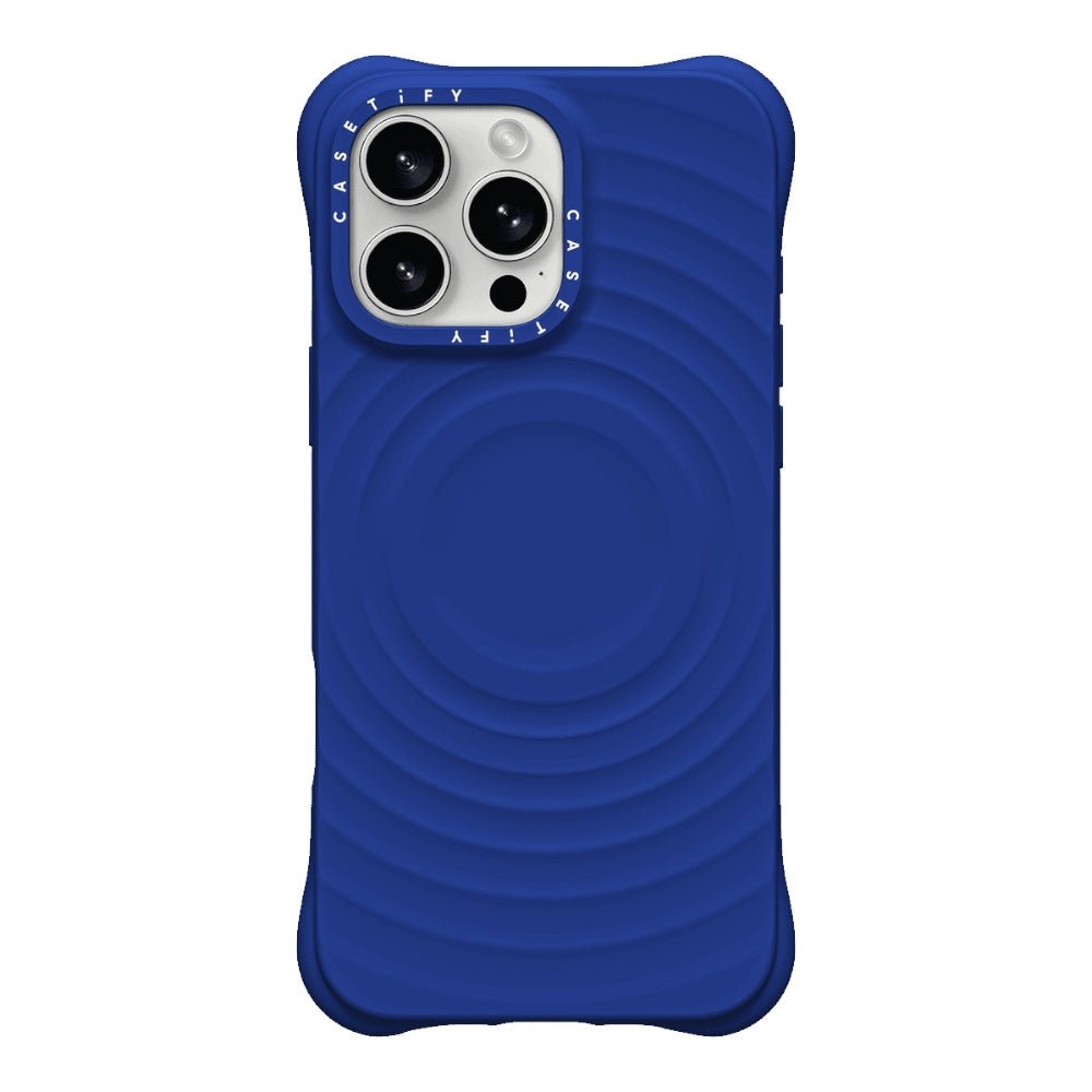 Case CASETiFY Ripple iPhone 16 Pro Azul