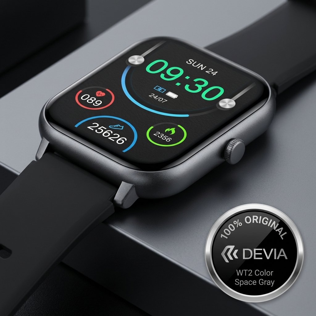 Accesorio Devia Smart Watch WT2 Color Space Gray — foto 6