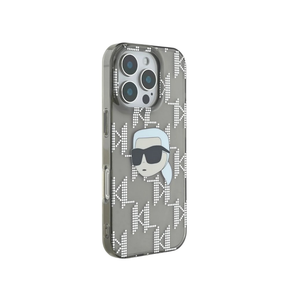 Estuche Karl Lagerfeld Hc Iml K. Head Monogram Electroplated iPhone 16 Pro — foto 2