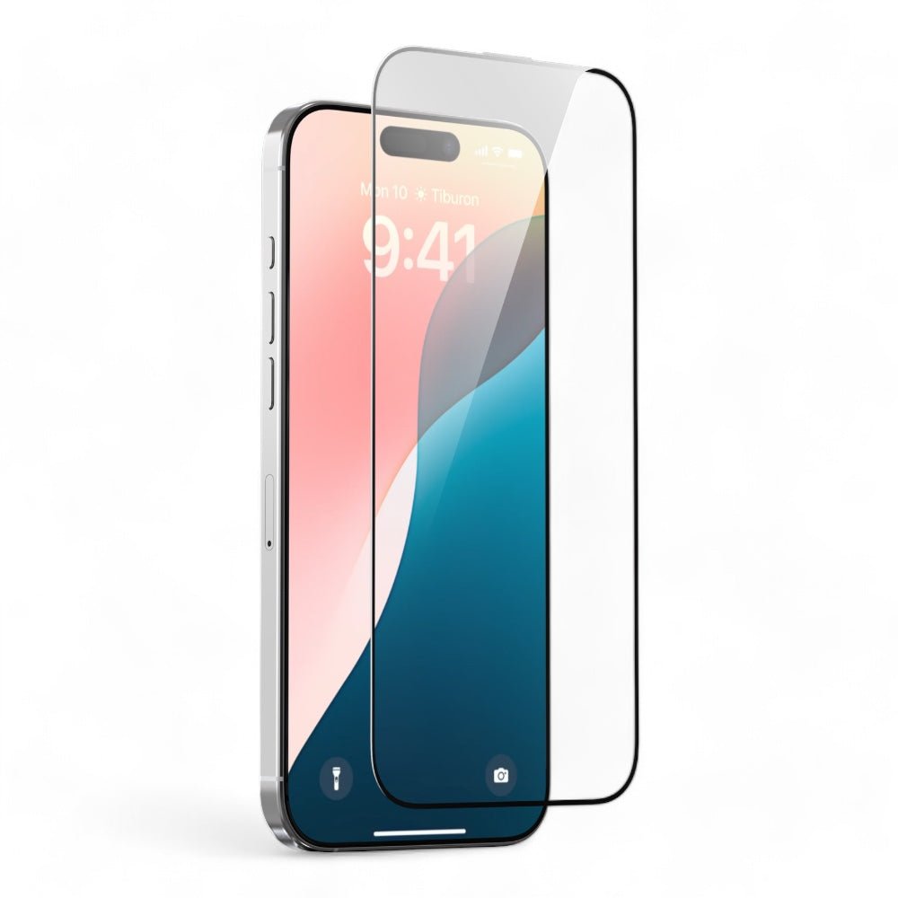 Protector Pantalla Devia Vidrio Templado iPhone 16 Pro Van Series Full Screen Anti-static Twice-tempered Glass Color Transparente