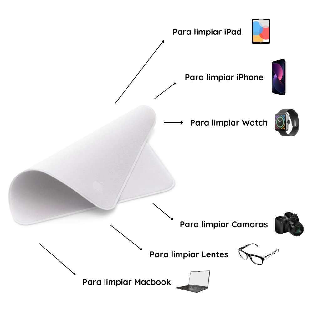 Accesorio Apple Polishing Cloth Color Gris — foto 2