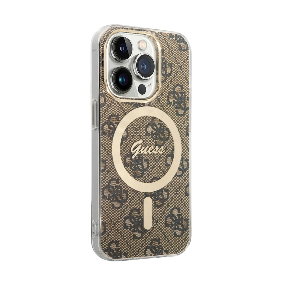 GUESS Hc MagSafe Iml 4g Brown iPhone 16 Pro — foto 2