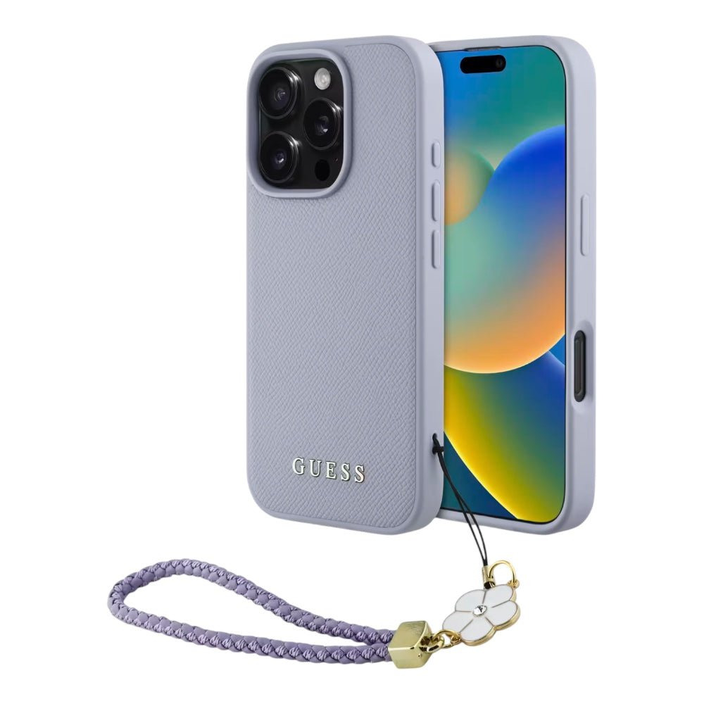Estuche GUESS Hc MagSafe Púrpura para iPhone 16 Pro