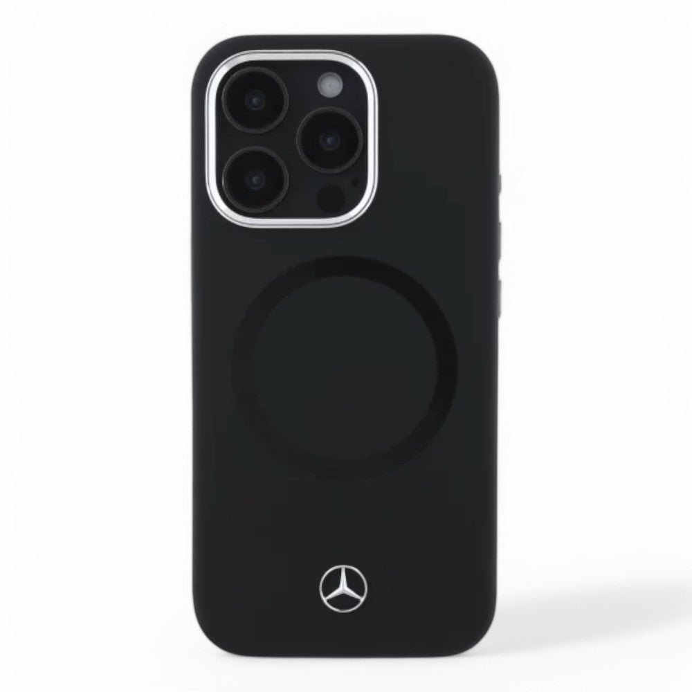 Mercedes-benz Mb Hc MagSafe Silicone Tonal Logo Black iPhone 16 Pro — foto 4