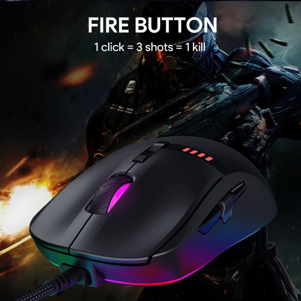 Aukey Gaming Knight RGB Mouse 10000 DPI — foto 4