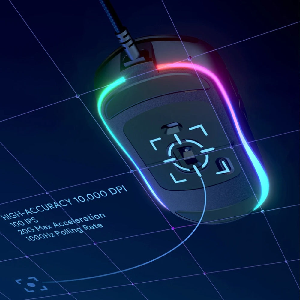 Aukey Gaming Knight RGB Mouse 10000 DPI — foto 5
