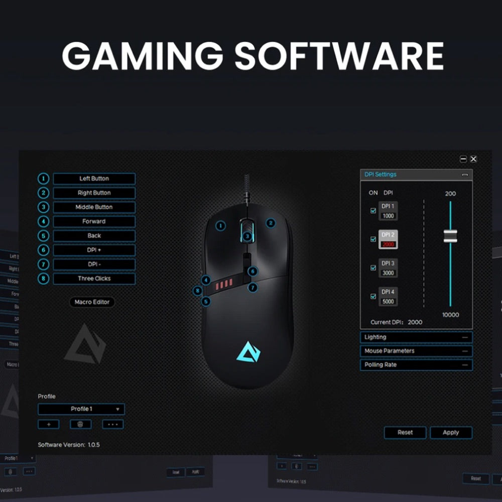 Aukey Gaming Knight RGB Mouse 10000 DPI — foto 8