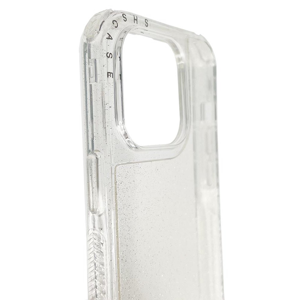 Case El Rey Glitter iPhone 14 Pro Defender Transparente — foto 3