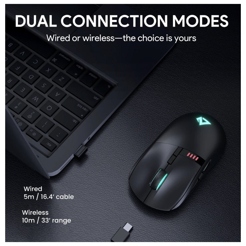 Aukey Gaming Wireless Knight Mouse RGB 16000 DPI — foto 3