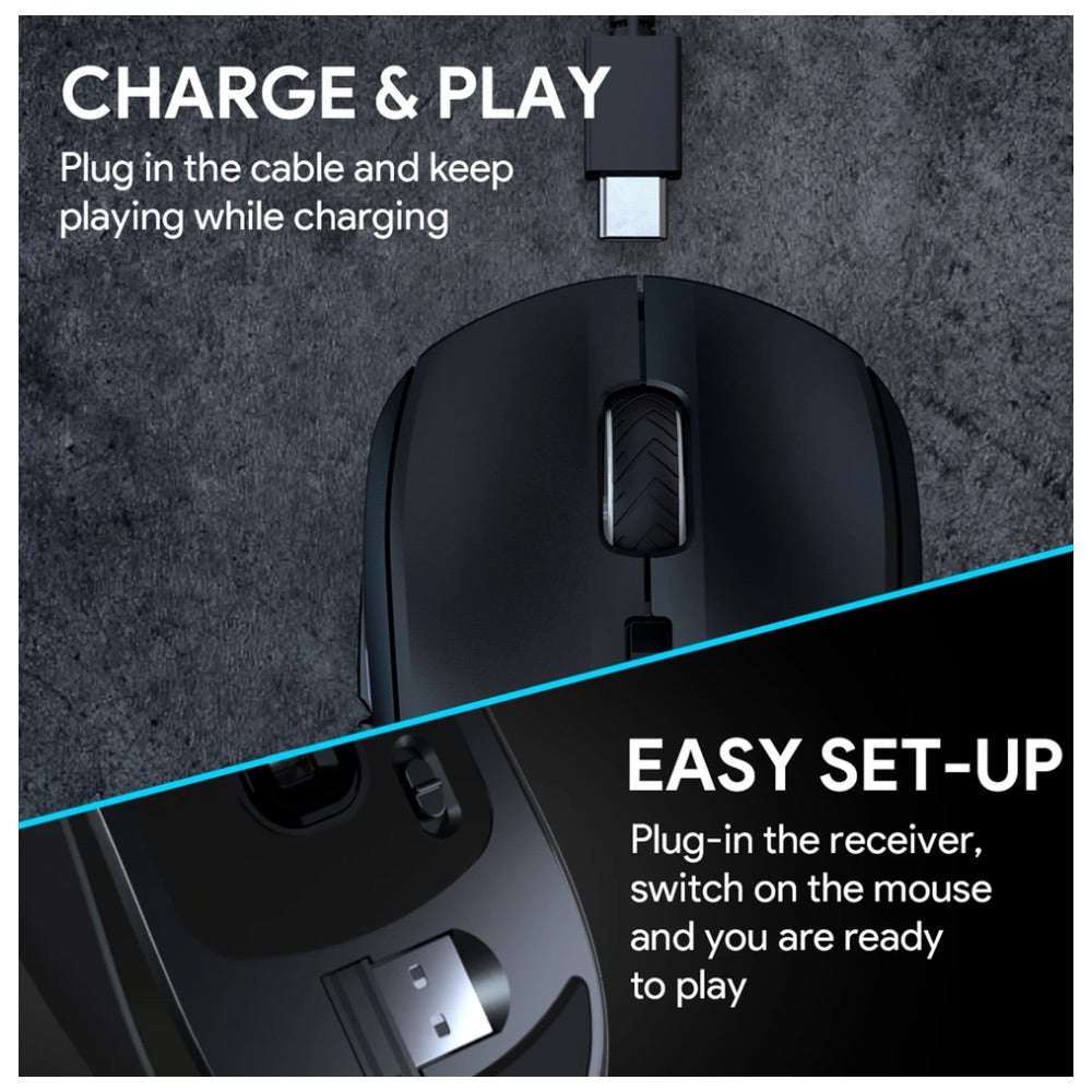 Aukey Gaming Wireless Knight Mouse RGB 16000 DPI — foto 8