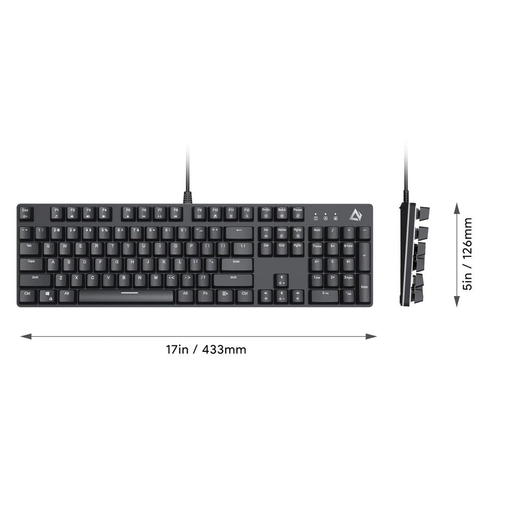 Teclado Mecánico Aukey KMG12 - 104 Teclas — foto 3