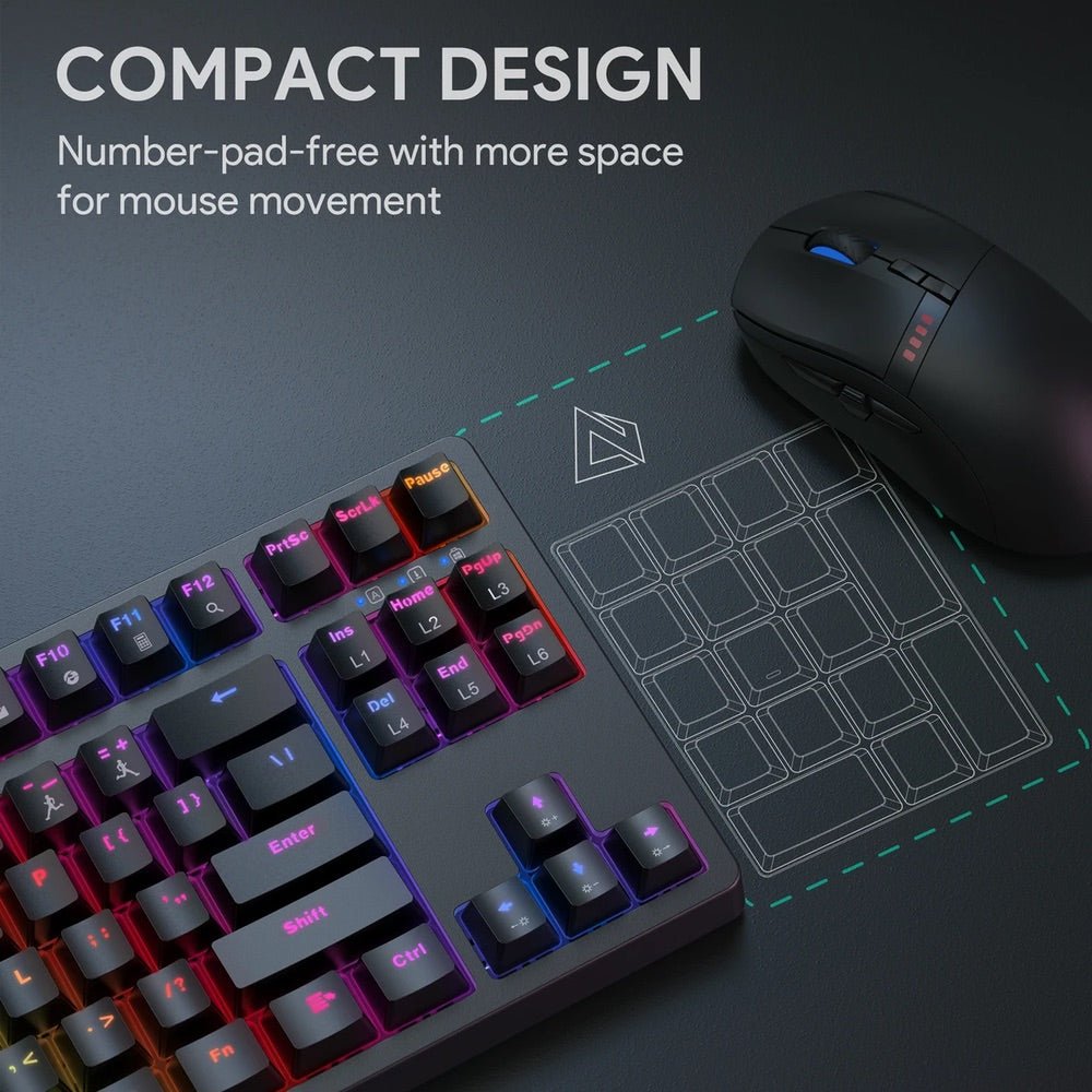 Teclado Mecánico Aukey Kmg14 Azul — foto 3