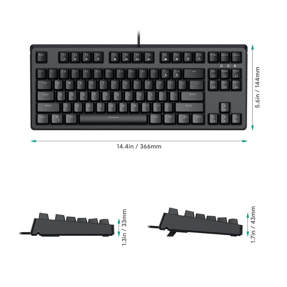 Teclado Mecánico Aukey Kmg14 Azul — foto 7