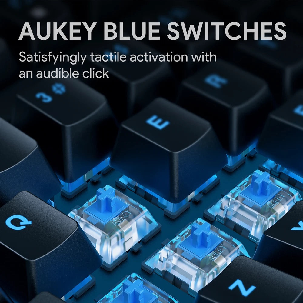Teclado Mecánico Aukey Kmg14 Azul — foto 8