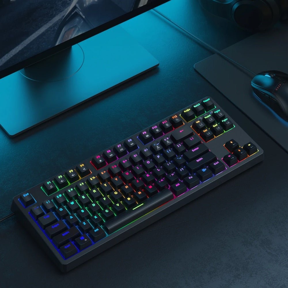 Teclado Mecánico Aukey Kmg14 Azul
