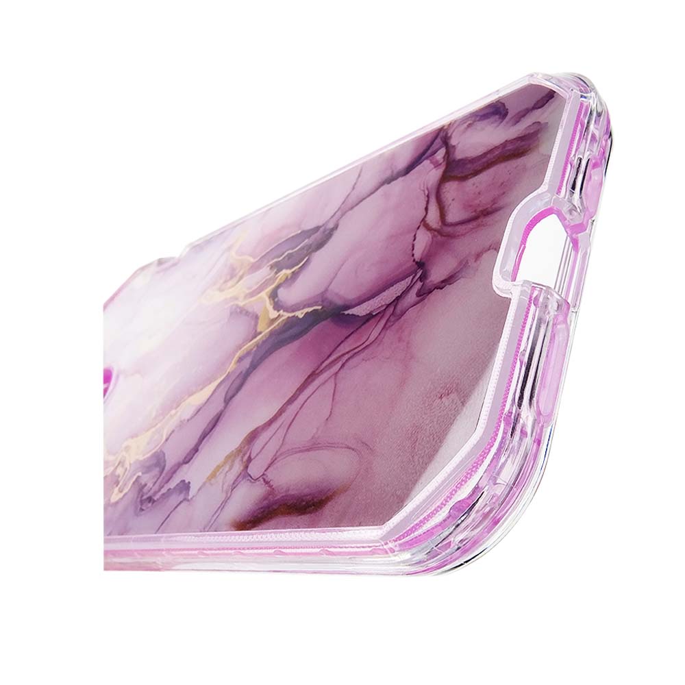 Case el Rey Marble Defender - iPhone 13 Pro Max - Morado — foto 4