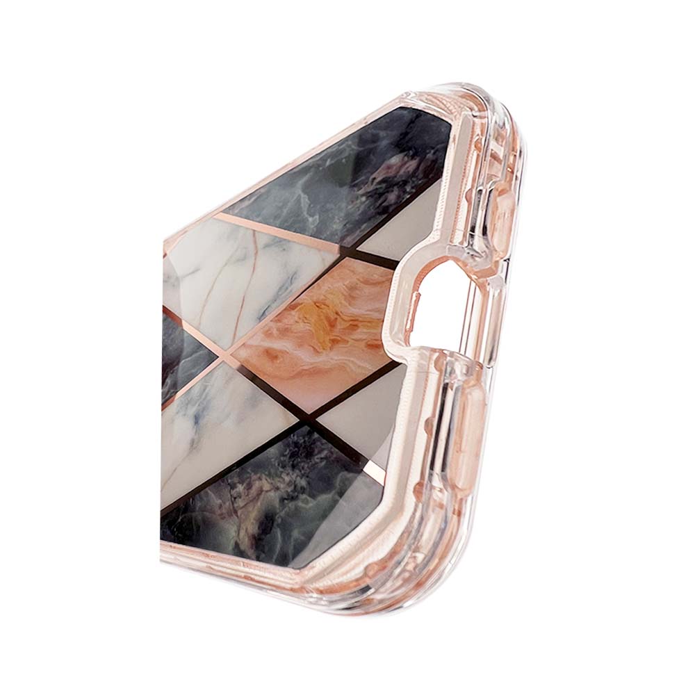 Case el Rey Marble Defender - iPhone 13 Pro Max - Naranja — foto 4