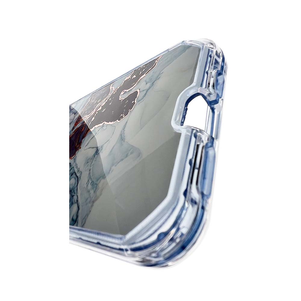 Case el Rey Marble Defender Azul para iPhone 14 Pro Max — foto 4