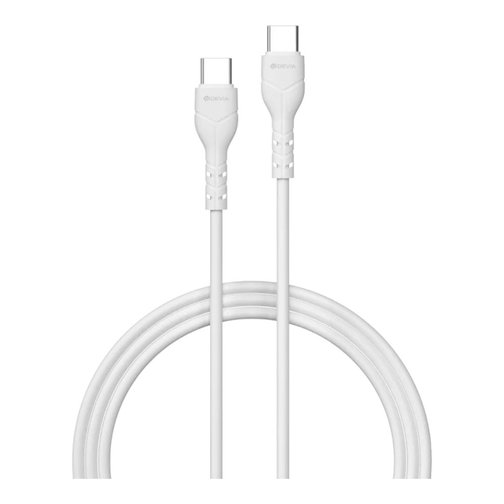 Cable Devia Tipo C Kintone Series Tipo C a Tipo C Economico Ec151 Color Blanco