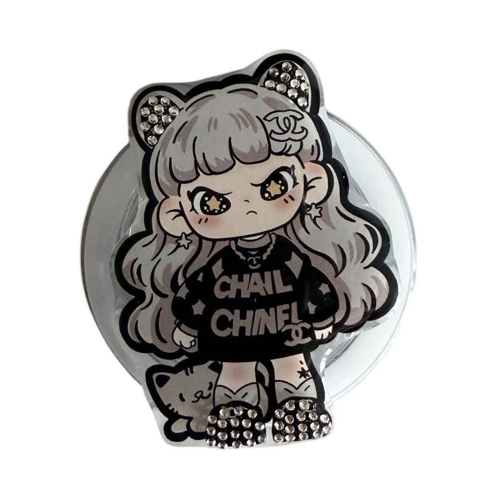 Gadget Pop Grip MagSafe Circular Niña Chanel