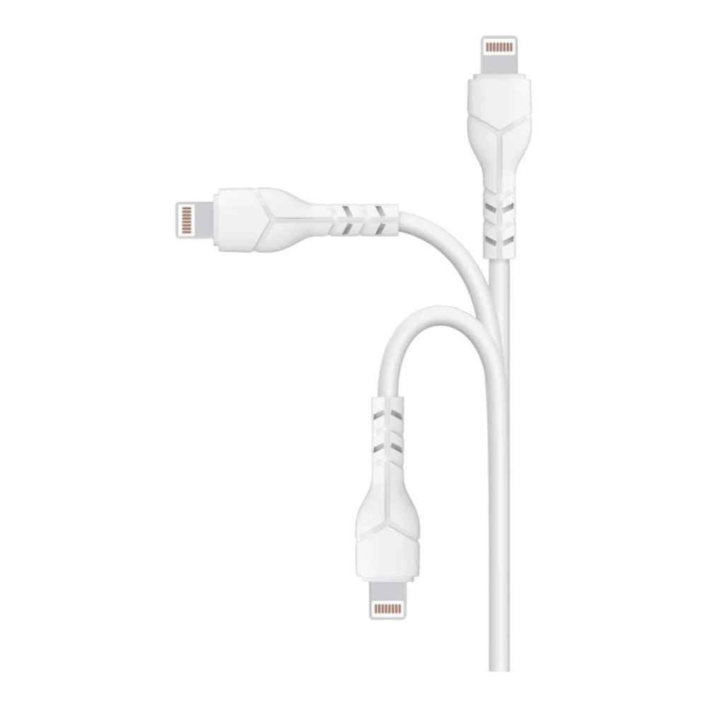 Cable Devia USB Devia Lightning Kintone Series Economico Ec406 Color Blanco — foto 3