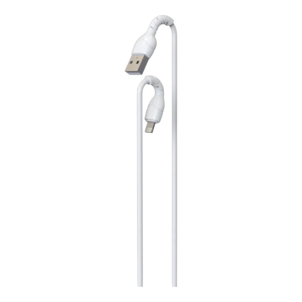 Cable Devia USB Devia Lightning Kintone Series Economico Ec406 Color Blanco — foto 4