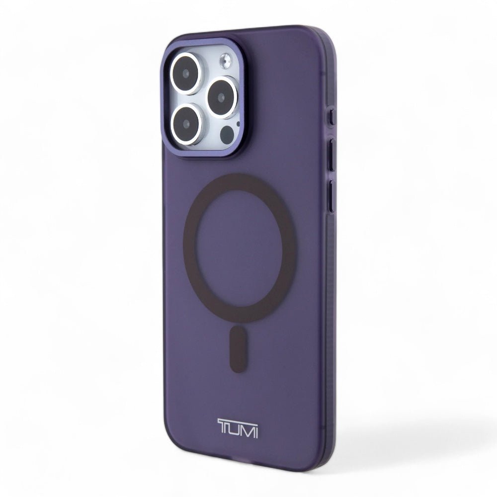 Estuche Tumi Hc Frosted MagSafe Transparent iPhone 15 Pro Max Color Morado — foto 2