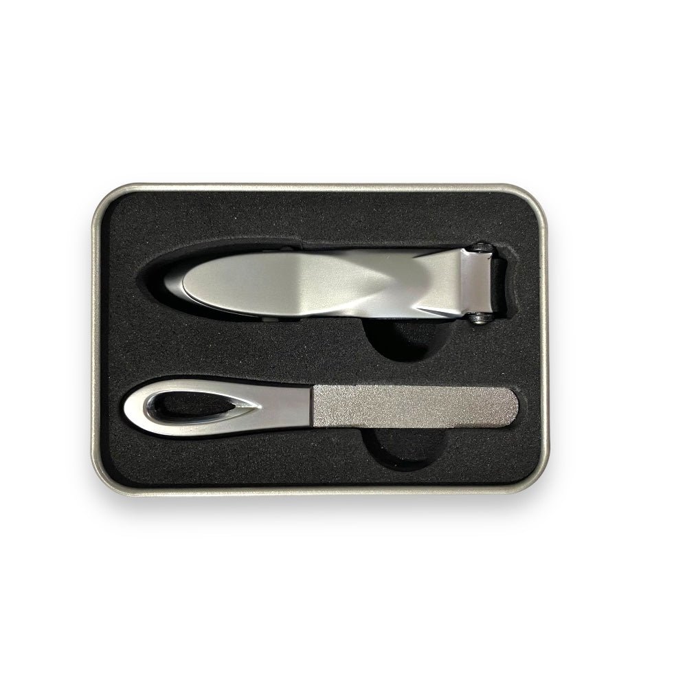 Kit de Corta Uñas Moderno Gris Claro — foto 3