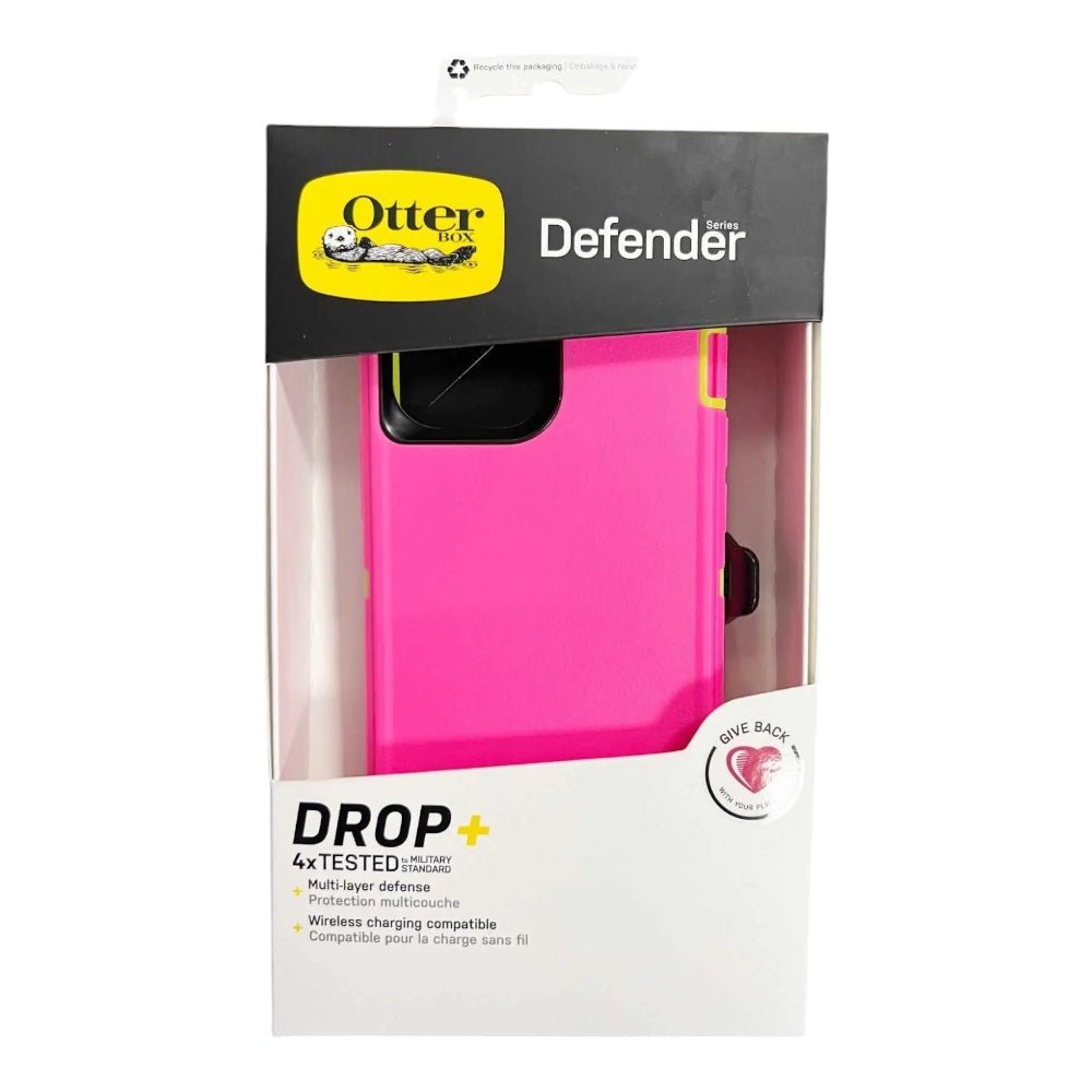 Case OtterBox Defender | iPhone 13 Pro Max | Rosado/verde — foto 2