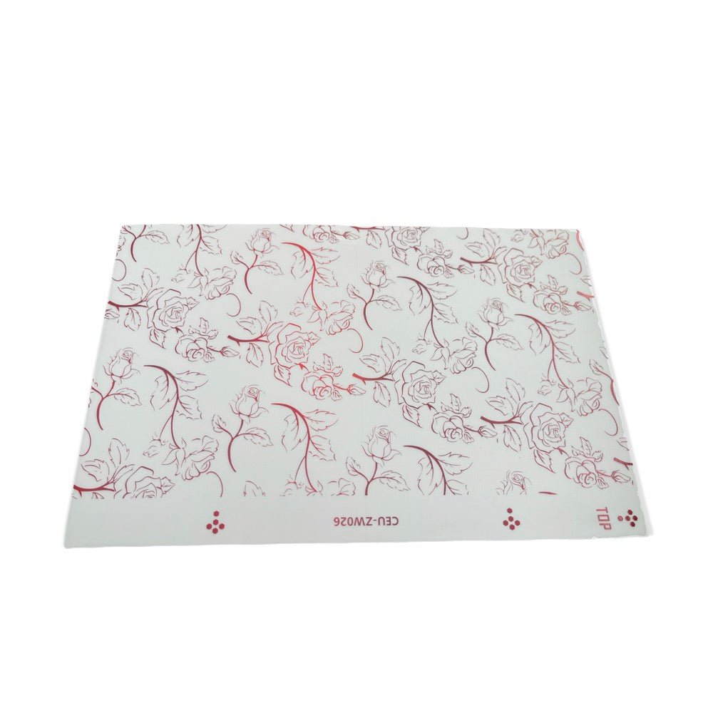 Lámina Parte Trasera Lensun Deluxe Rosas Rojo