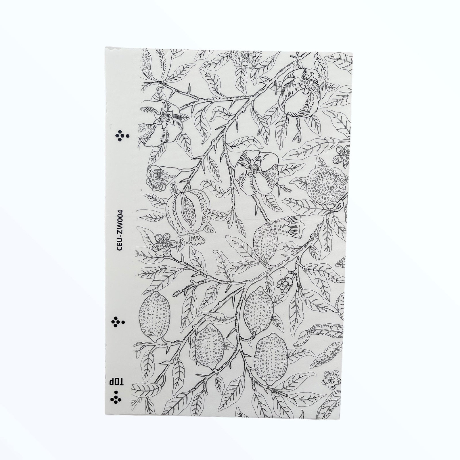 Lamina Parte Trasera Lensun Deluxe Frutas - Negro