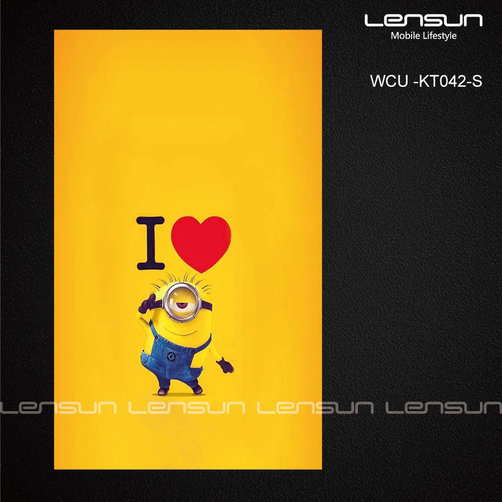 Lamina Trasera Lensun Minions para Celular