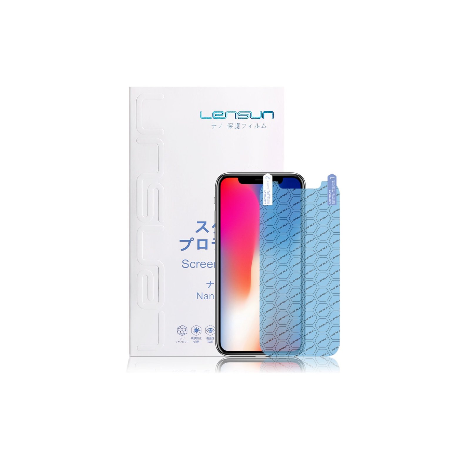 Protector Pantalla Lensun Nanotech 12x50 - Flexible y Autoreparable
