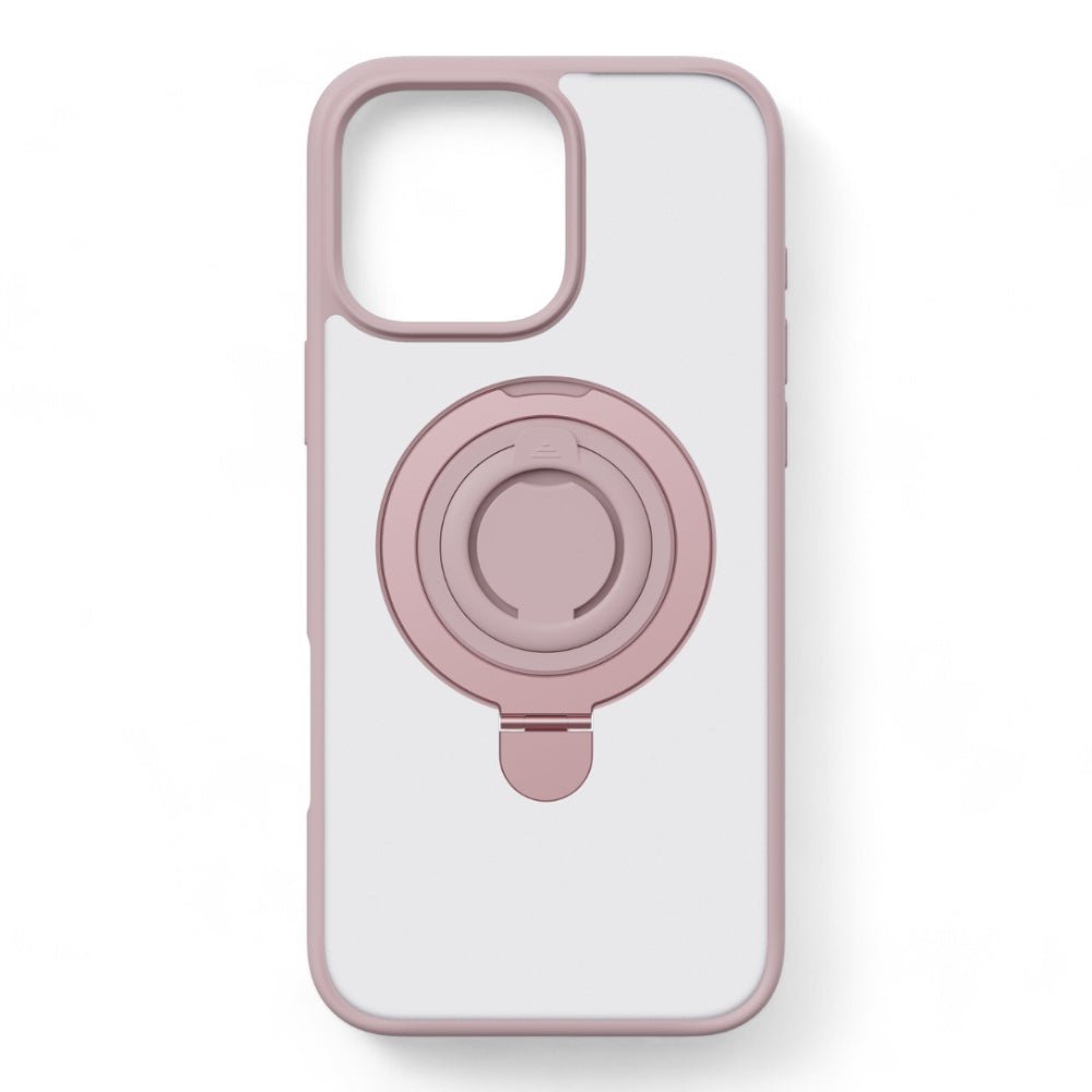 Estuche Devia MagSafe iPhone 16 Plus Delight Series Magnetic Case With Bracket Color Fucsia — foto 2