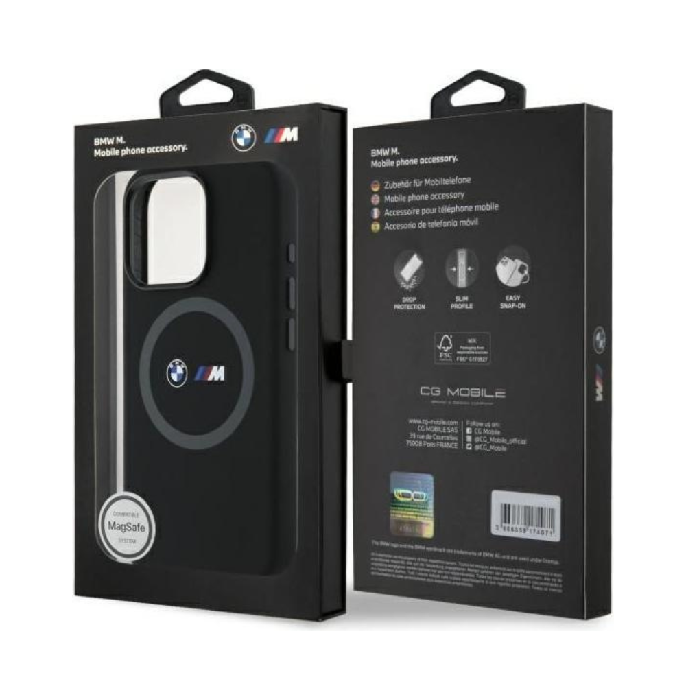 BMW Hc M MagSafe Silicone Printed Ring Black iPhone 16 Pro — foto 4