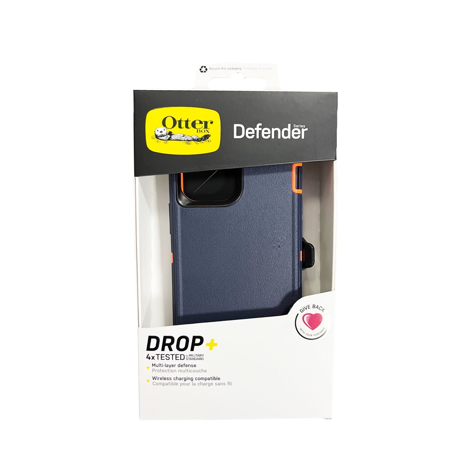 Case OtterBox Defender | iPhone 13 Pro | Azul/naranja — foto 3