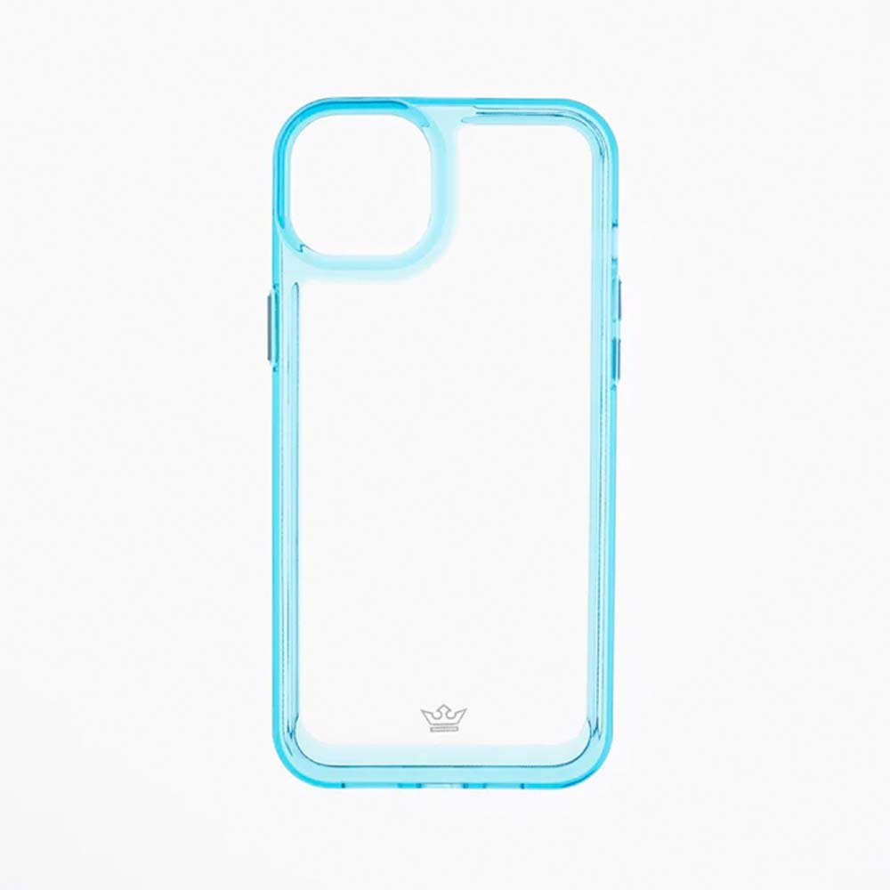 Estuche Transparente El Rey para iPhone 14 Plus - Turquesa