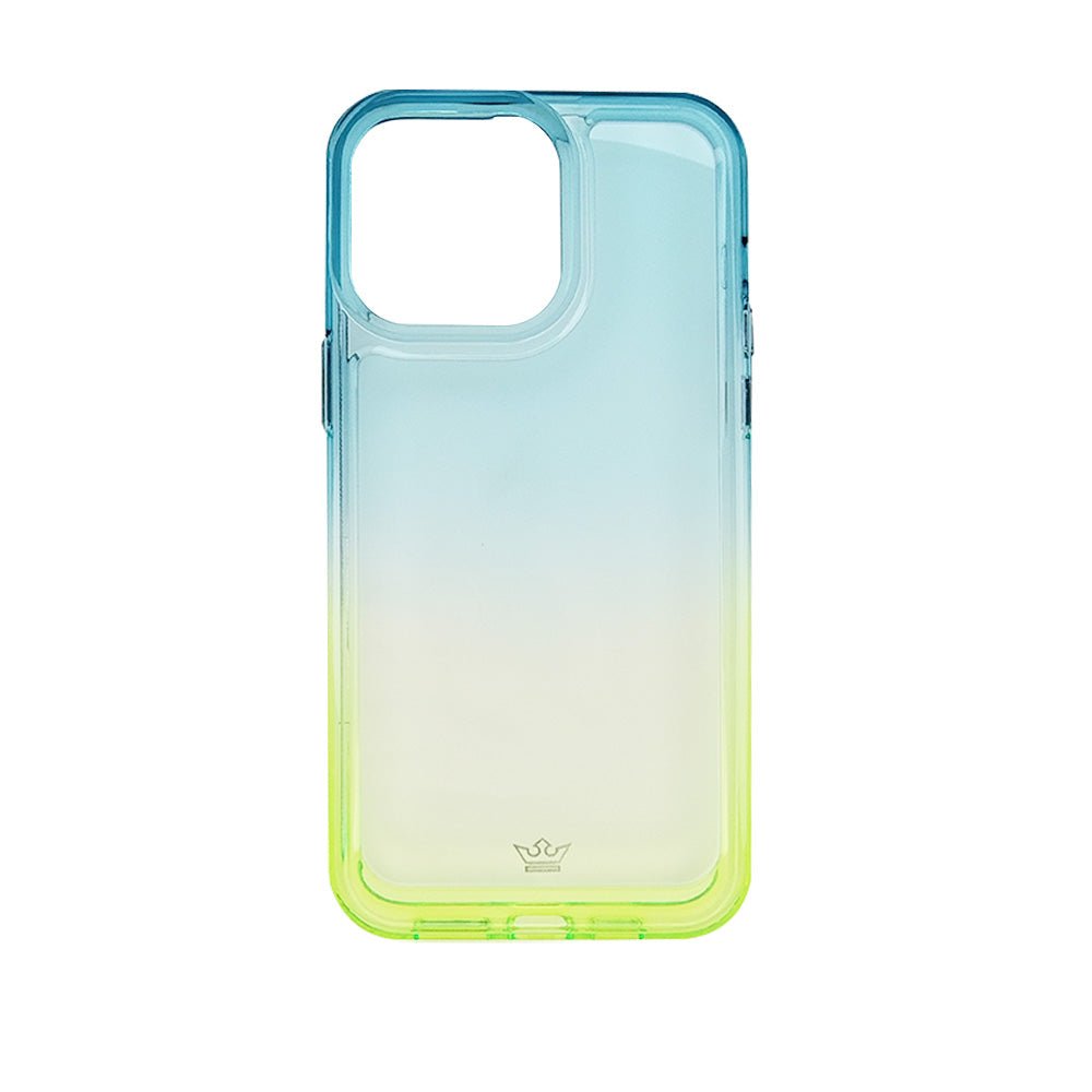 Estuche Clásico El Rey Degrade Apple iPhone 14 Pro Max Color Turquesa / Verde