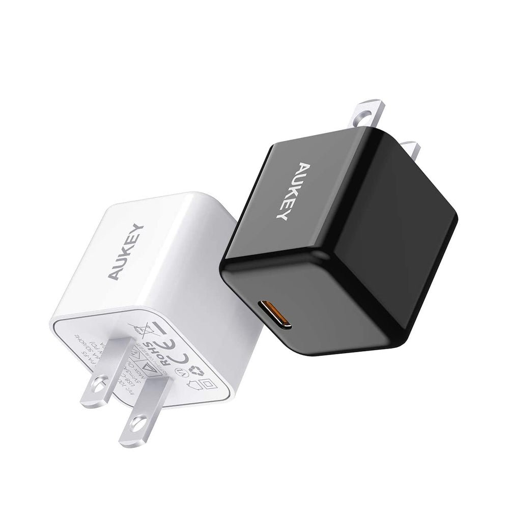 Cargador Aukey Pared 20W Ultra Compacto PD Blanco